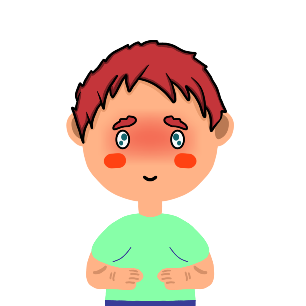 Charakter Junge Cartoon png