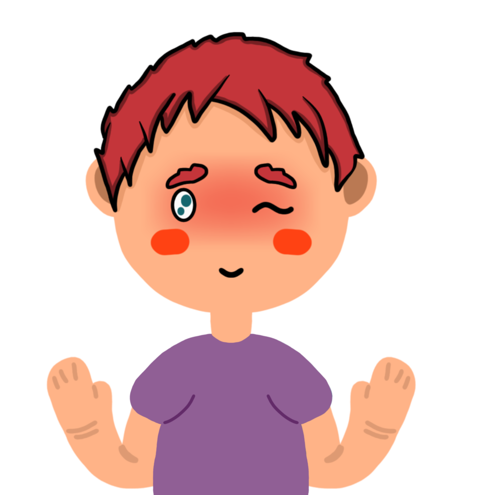 Charakter Junge Cartoon png