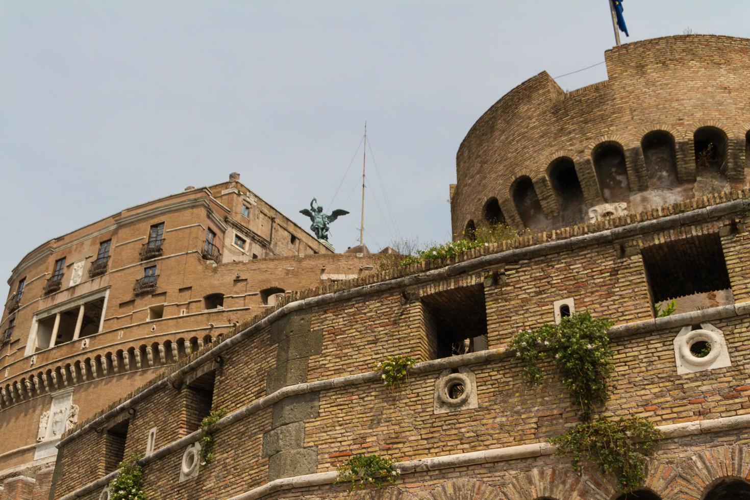 Rome, Italy, 2022 - The Mausoleum of Hadrian, usually known as the Castel Sant'Angelo, Rome, Italy photo