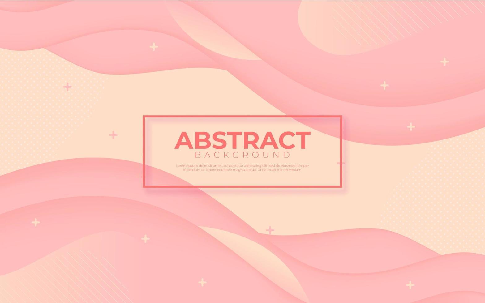 Dynamic fluid abstract background. Soft pink color vector eps10