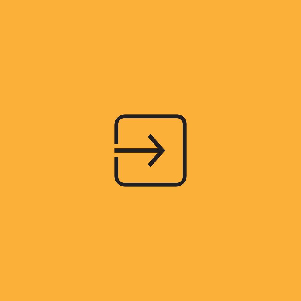 Exit icon vector image