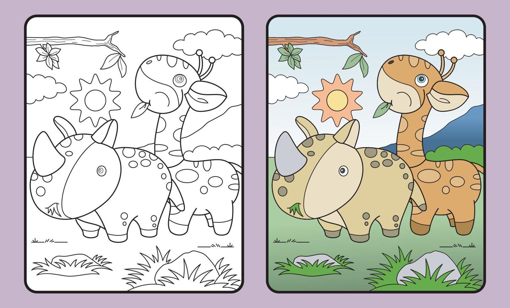 learn coloring for kids and elementary school. vector
