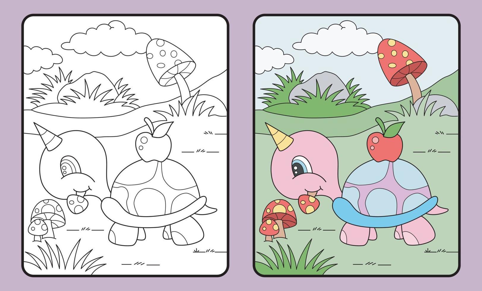 learn coloring for kids and elementary school. vector