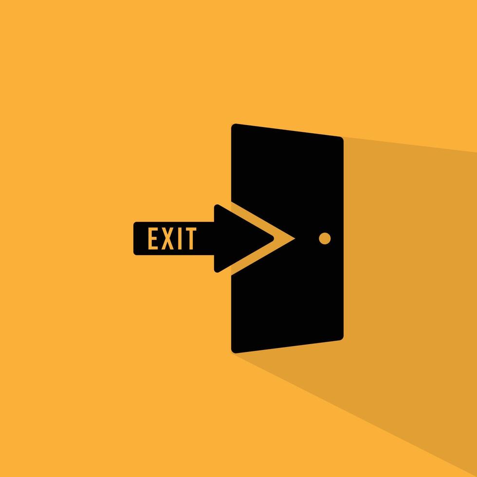 Exit icon vector image