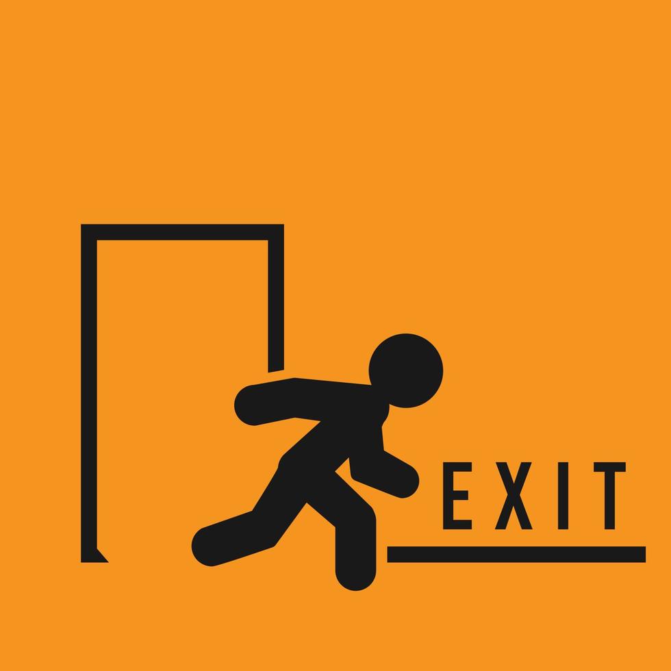 Exit icon vector image