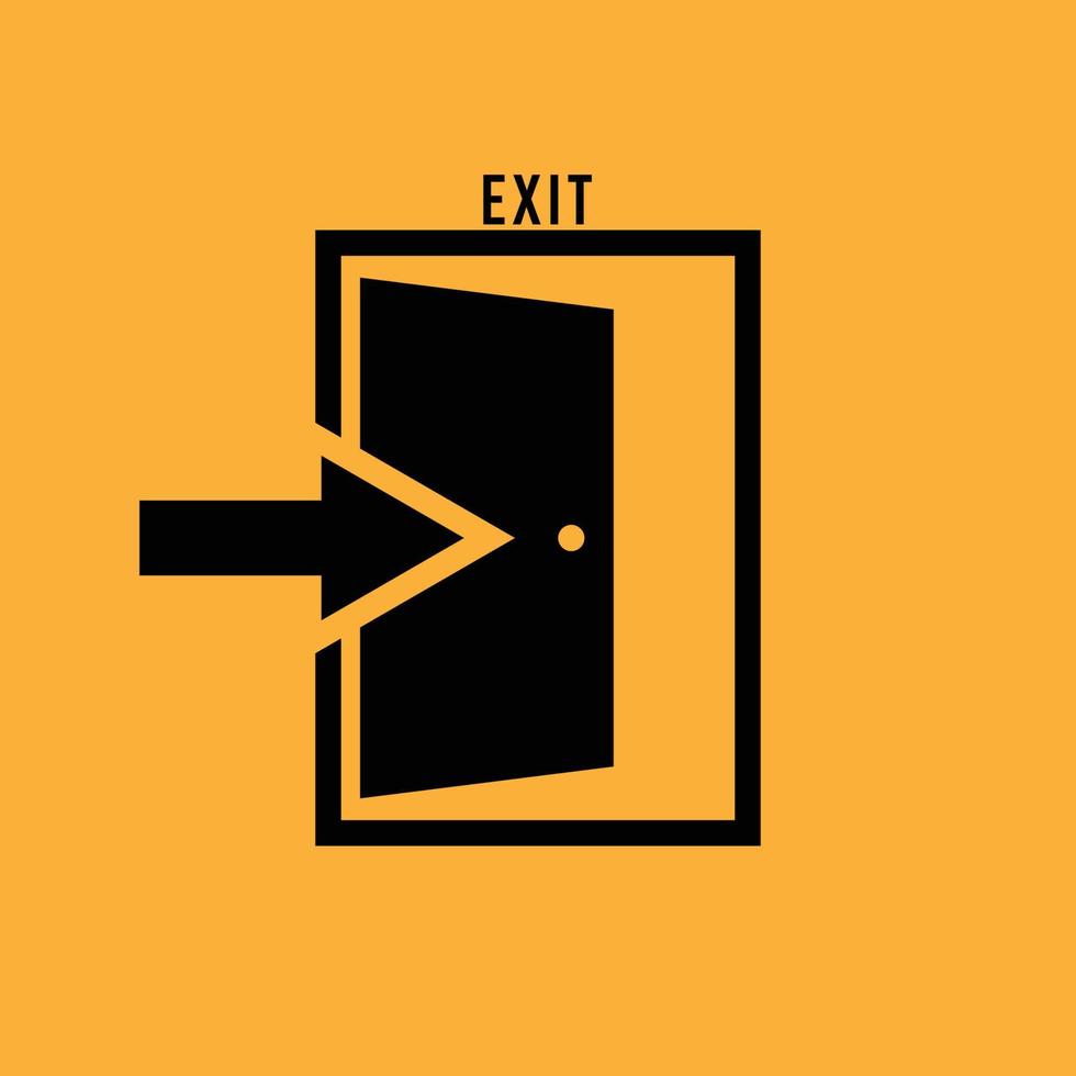 Exit icon vector image