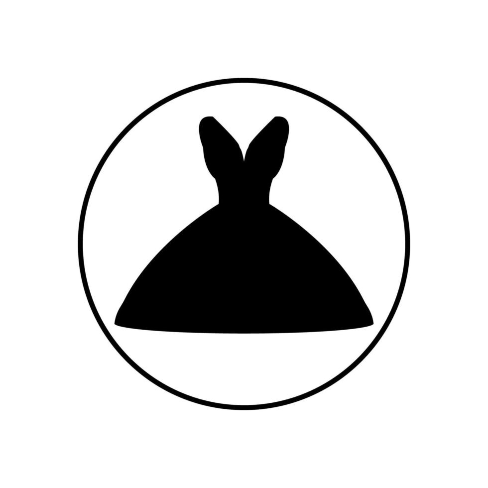 vector de ilustración de icono de vestido