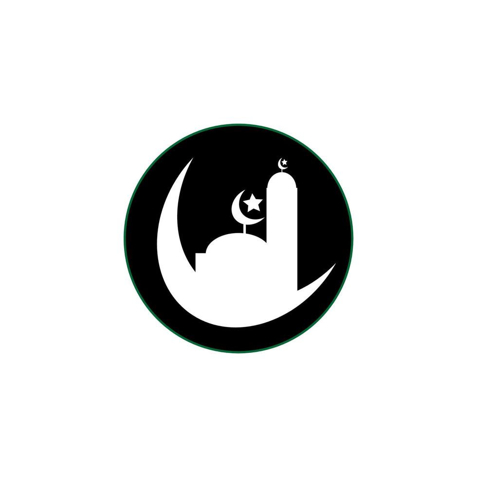 mosque icon ilustration vector