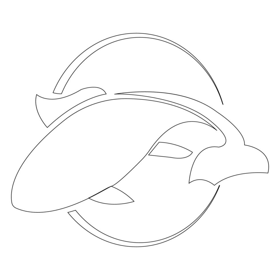 fish icon ilustration vector