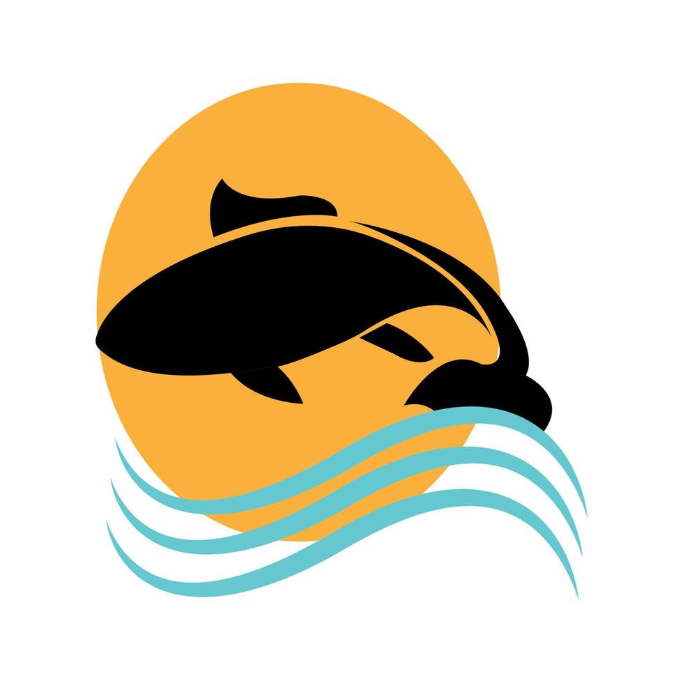fish icon ilustration vector
