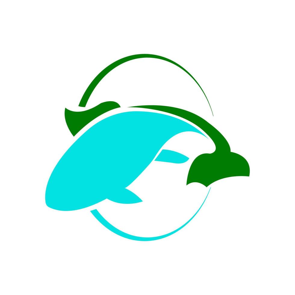 fish icon ilustration vector