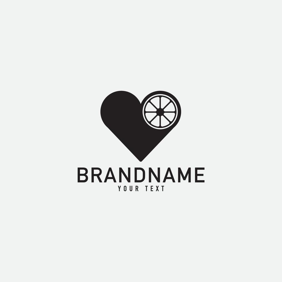 Bottle Bar and Juice Love Logo. Minimalist Vector Logo Design Template Element