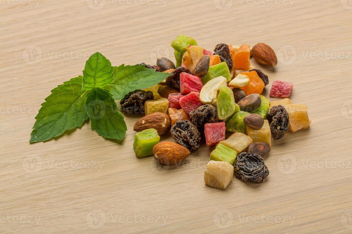 Dried fruits mix photo