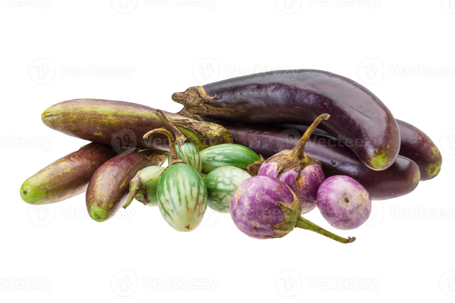 Asian egg-plant assortie photo