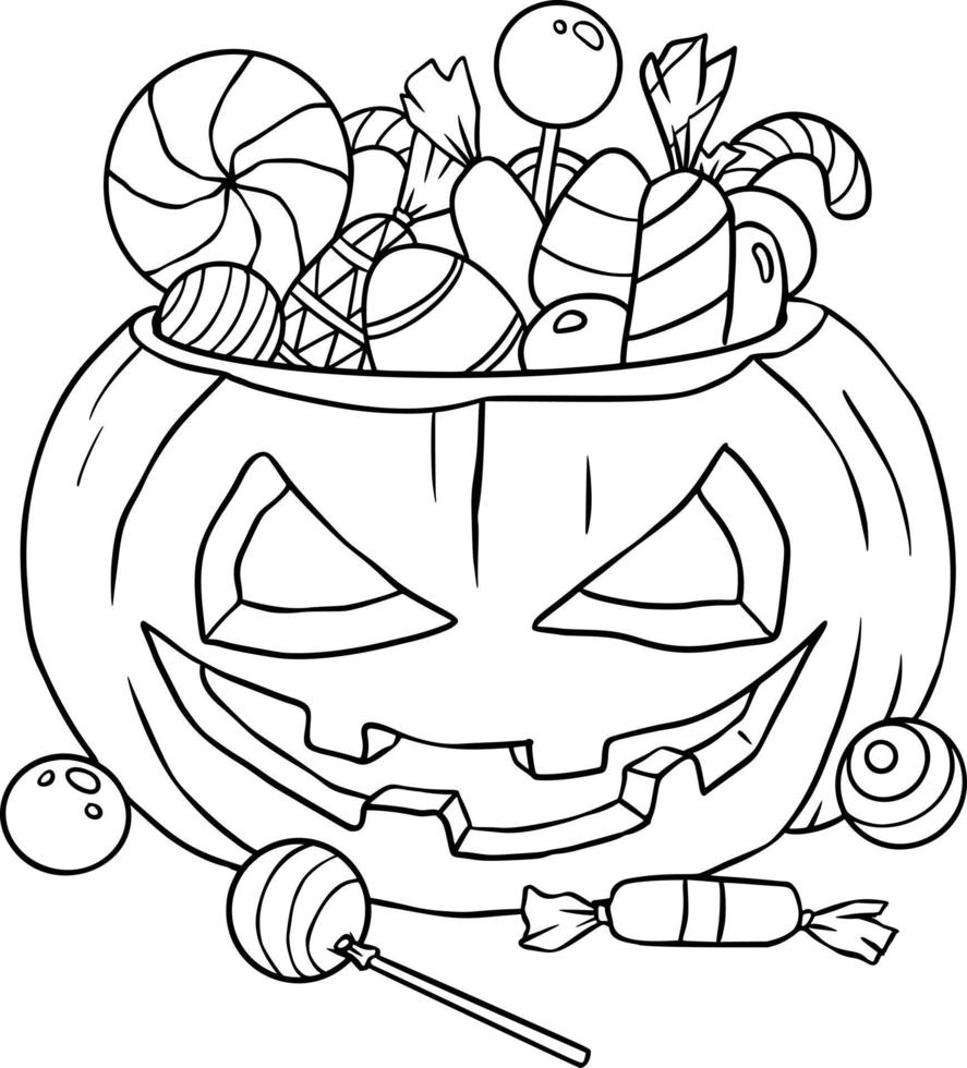 Trick or Treat Pumpkin vector