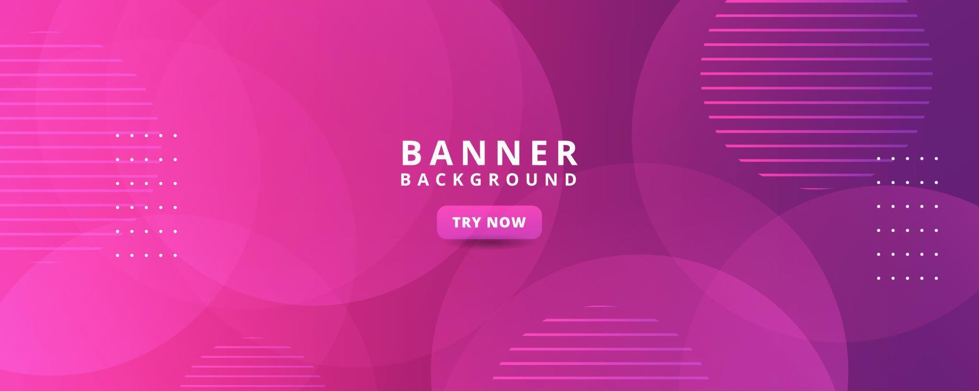 background banner. colorful, bright purple gradation vector