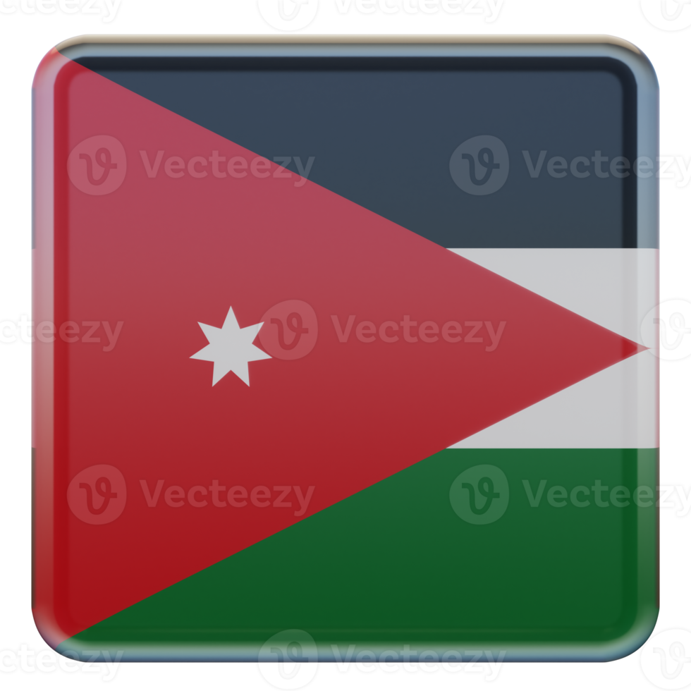 Jordan 3d textured glossy square flag png