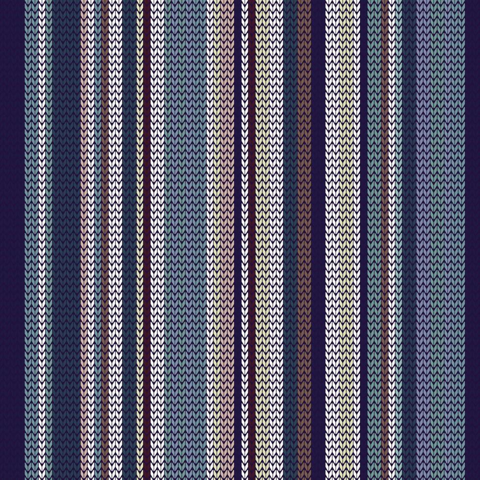 dark blue Knitted Seamless Fabric texture design. with colorized dark Blue, Red, Pink Knit Texture. Seamless knitting Texture of traditional pattern design vector