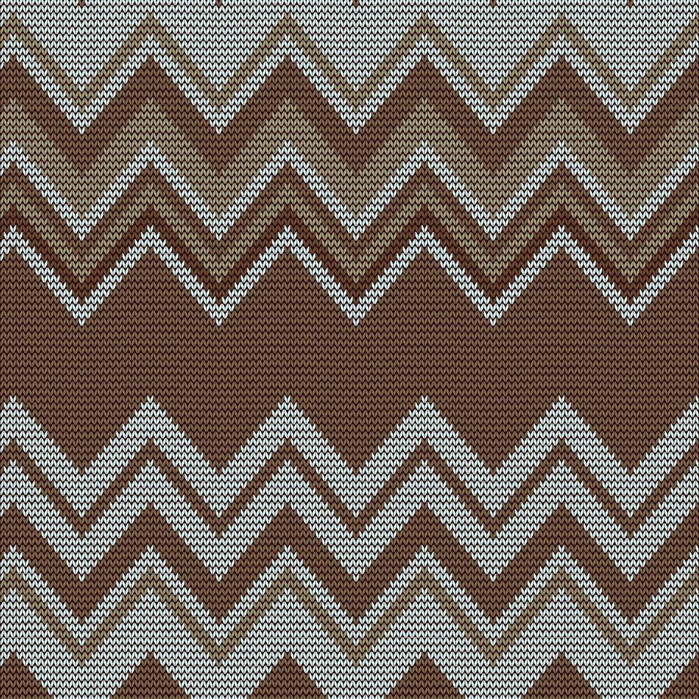 estilos de punto de tejido de suéter tradicional. y textura de chevron de punto en color suave para bufanda, sombrero, manoplas, falda, diseño textil de suéter vector