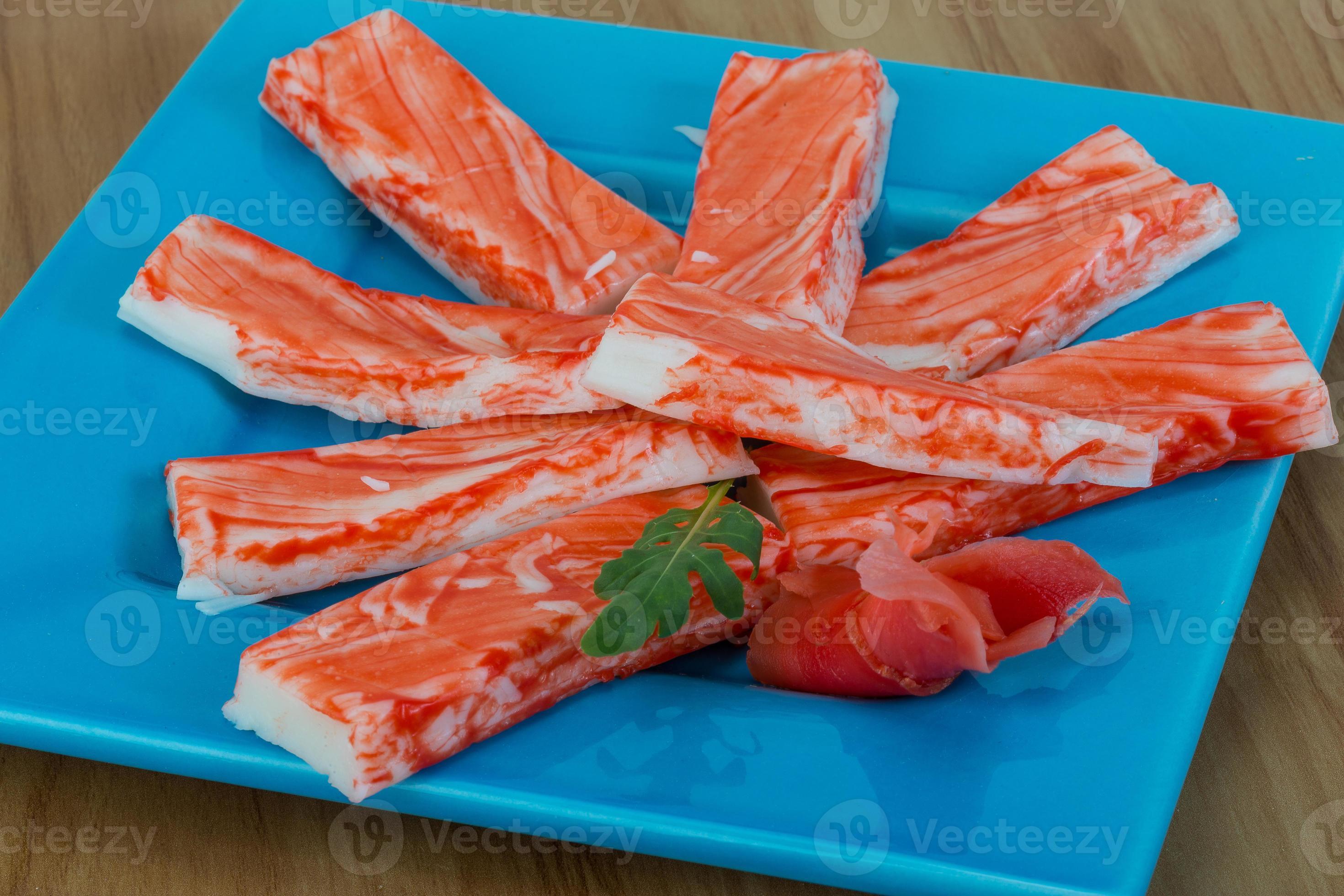 Imitation crab sticks 10867836 Stock Photo at Vecteezy