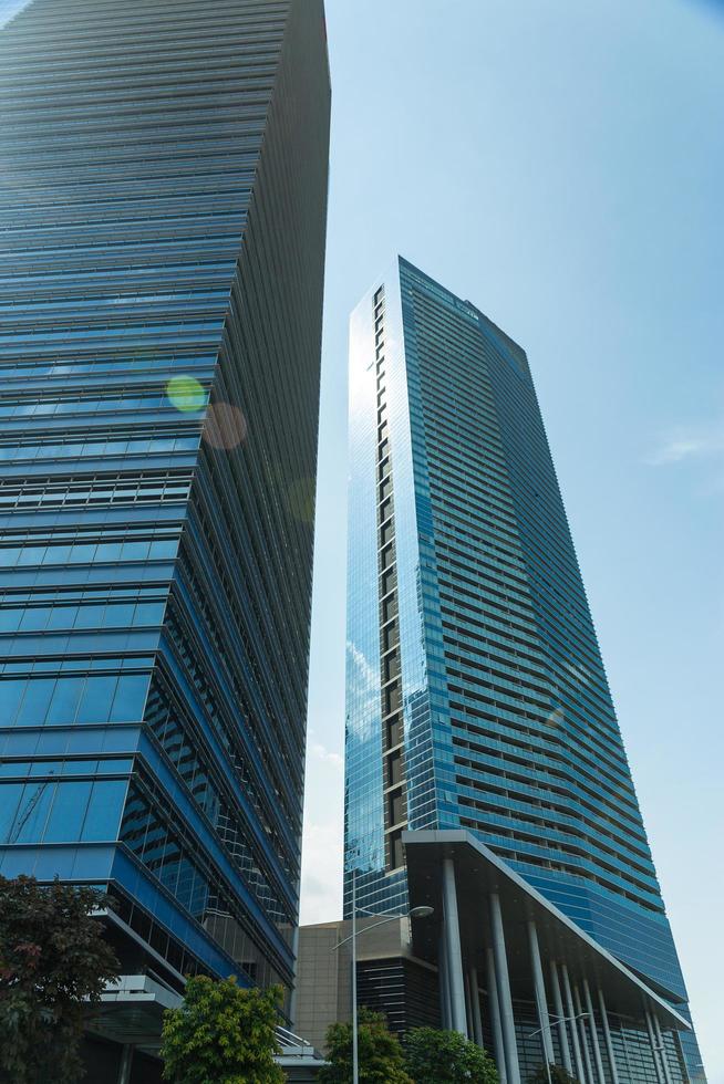 Singapore, Thailand, 2022 - Buildings in Singapore skyline photo