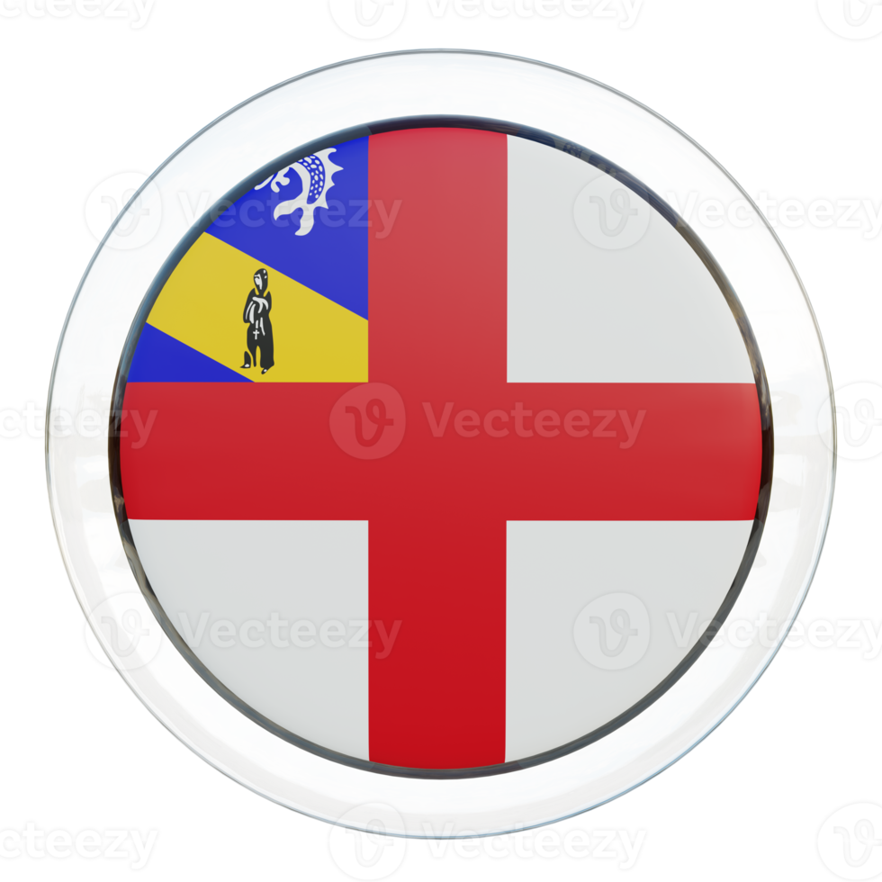 Herm 3d textured glossy circle flag png