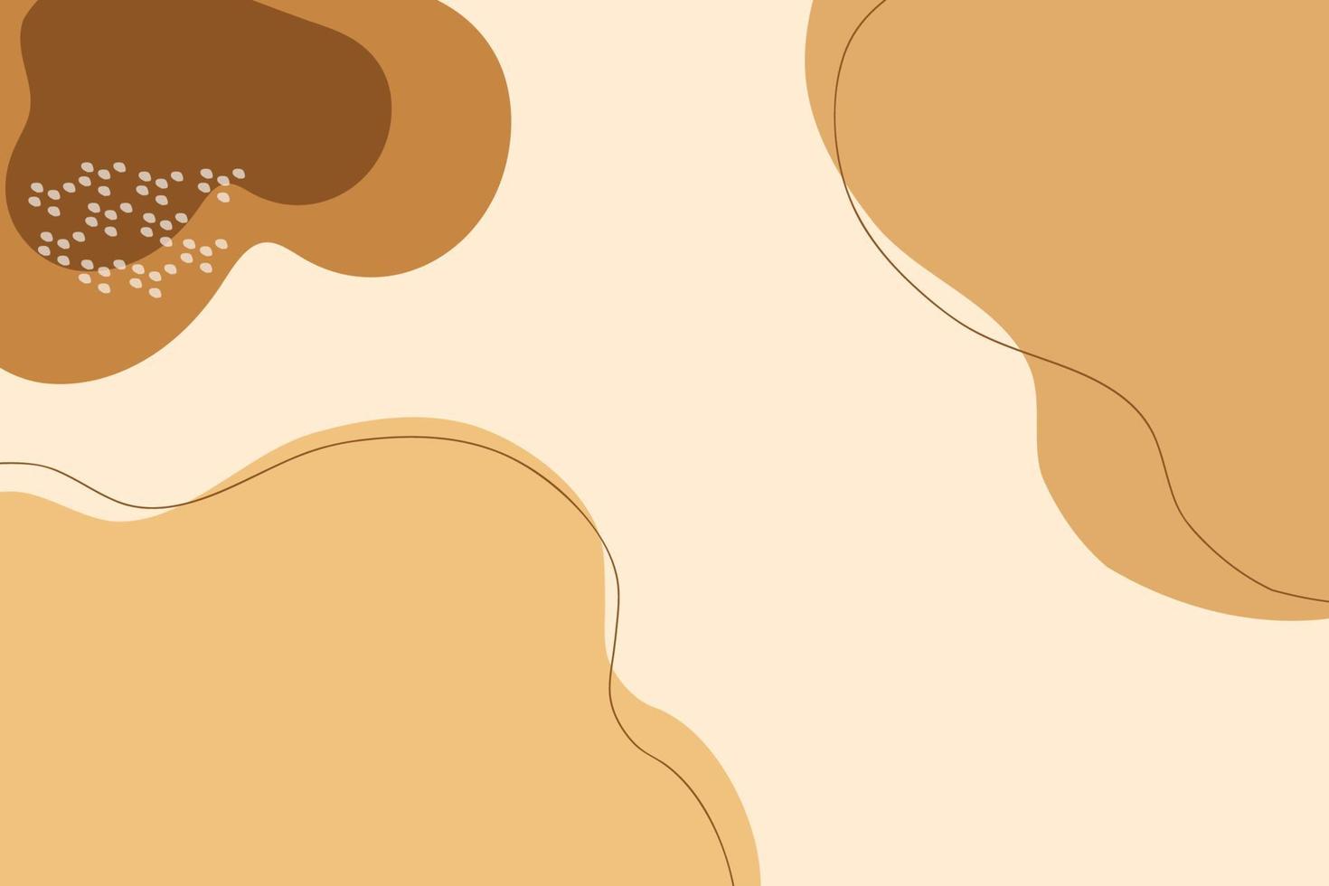 Abstract geometric brown beige minimal style fluid background wallpaper