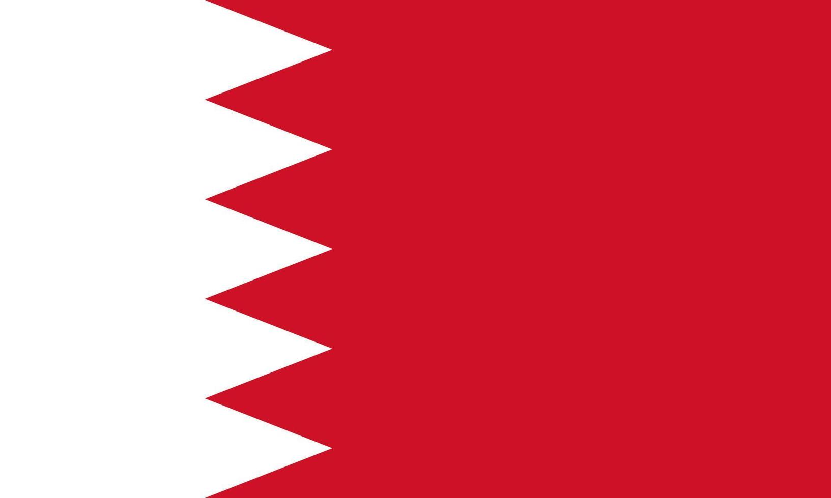 Flag Bahrain vector illustration symbol national country icon. Freedom nation flag Bahrain independence patriotism celebration design government international official symbolic object culture