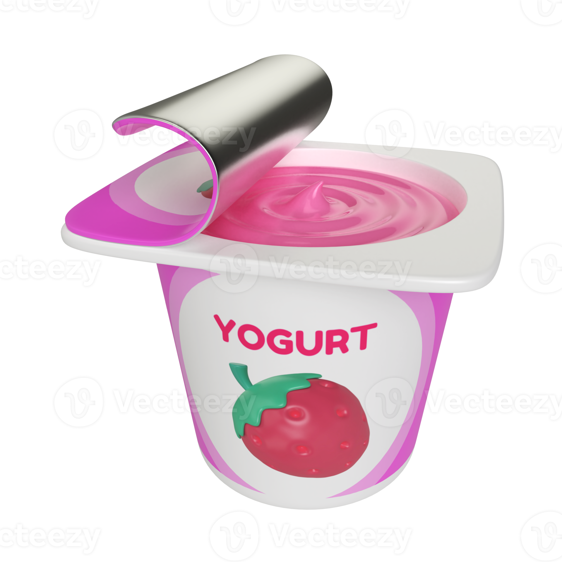 Yogurt 3D Illustration Icon 10869745 PNG yogurt-3d-illustration-icon-10869745-png