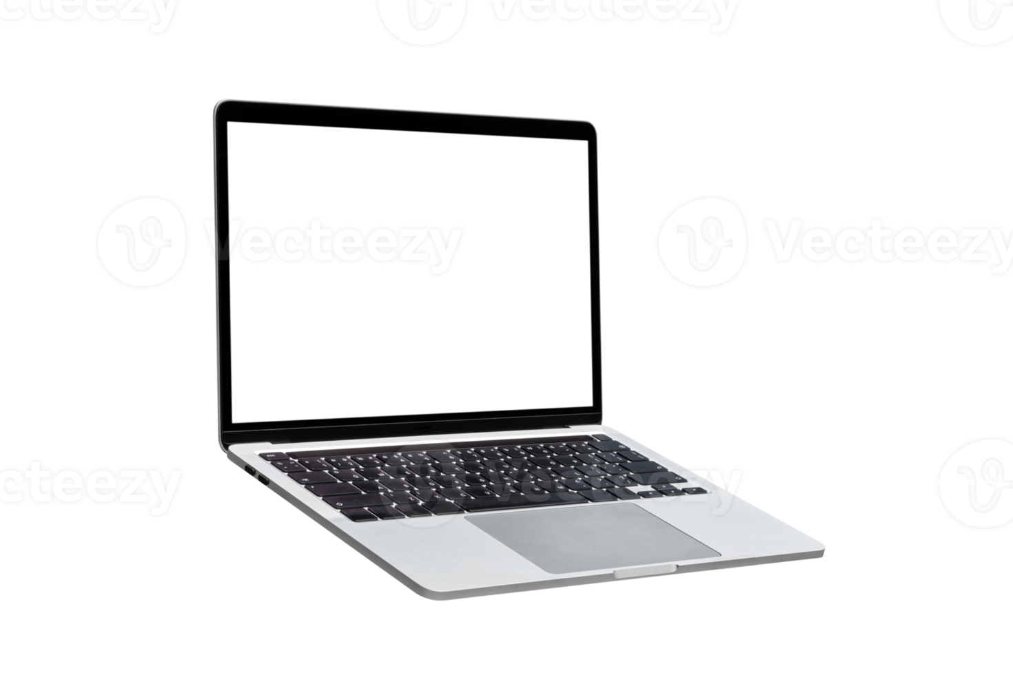computadora portátil o notebook con pantalla en blanco png