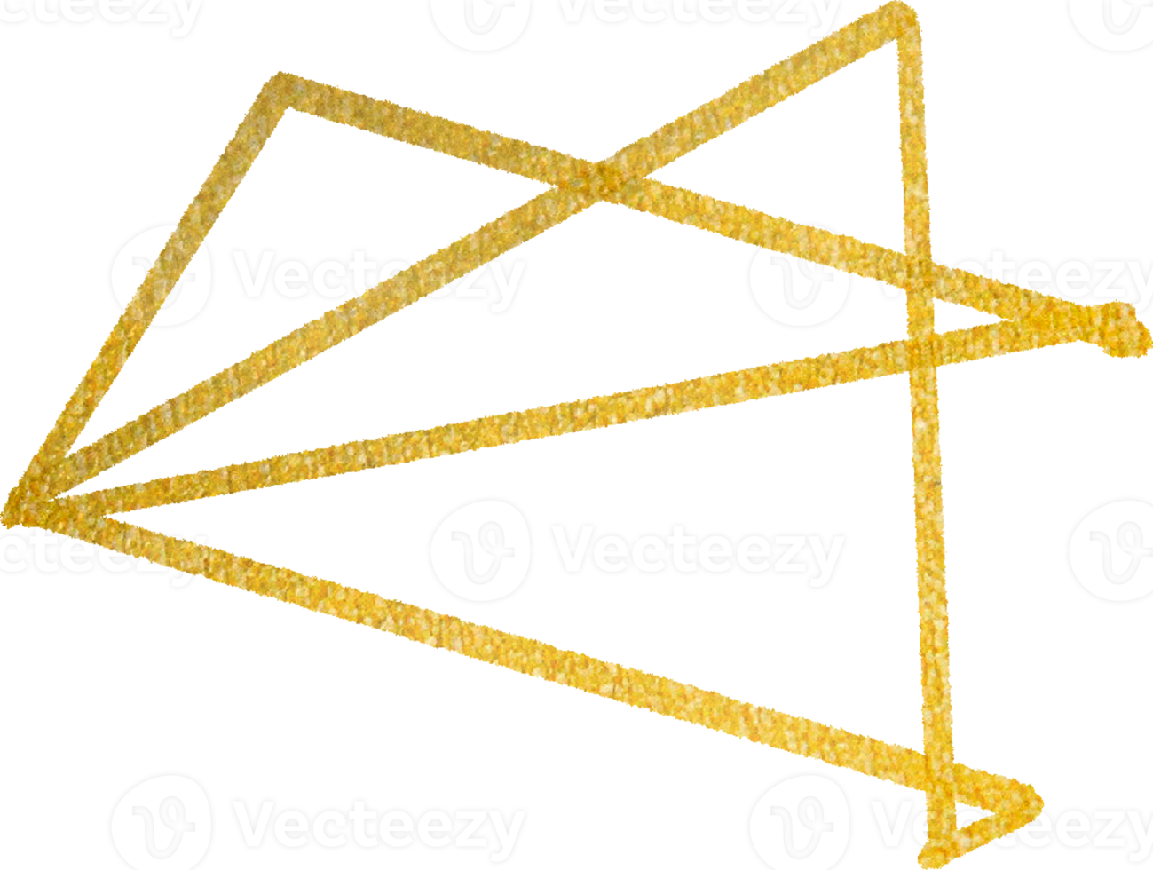 goud meetkundig vorm kader png