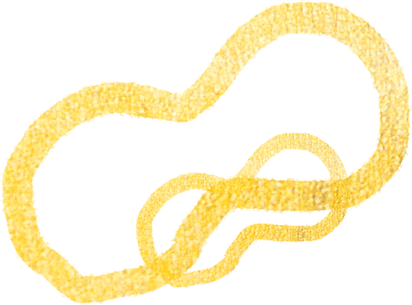 oro blob forma Linee png