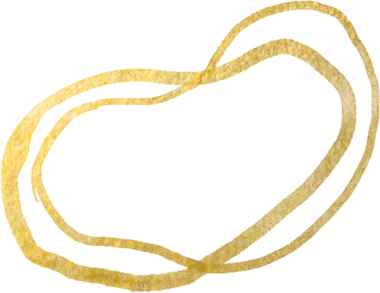 Gold blobs shape lines png