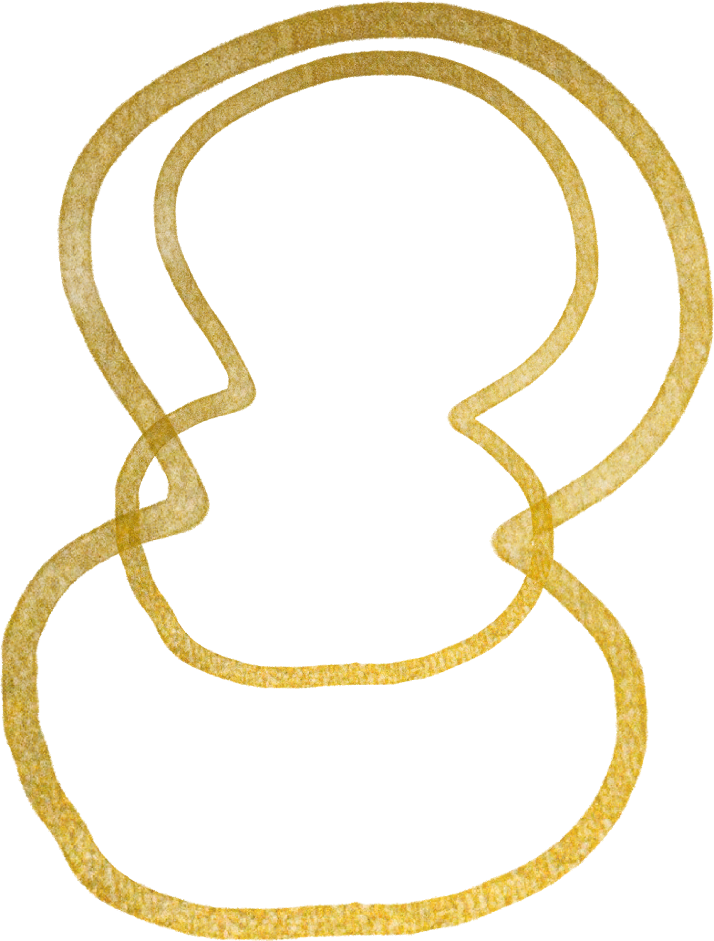 Gold blobs shape lines 10869943 PNG