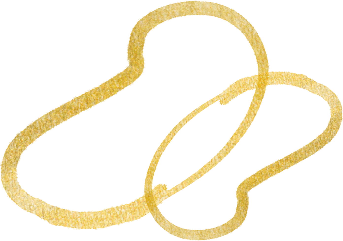 Gold blobs shape lines png