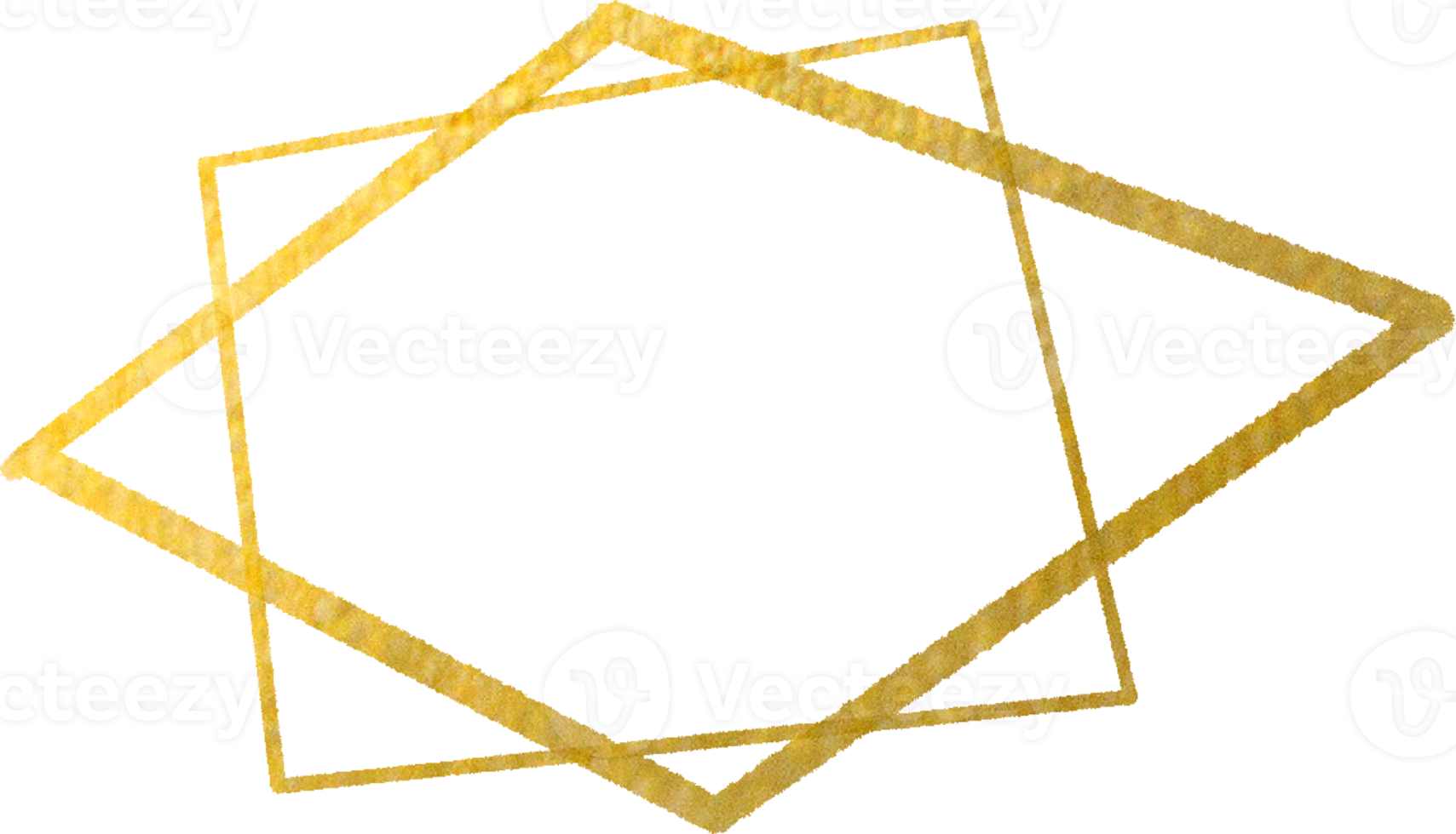 goud meetkundig vorm kader png