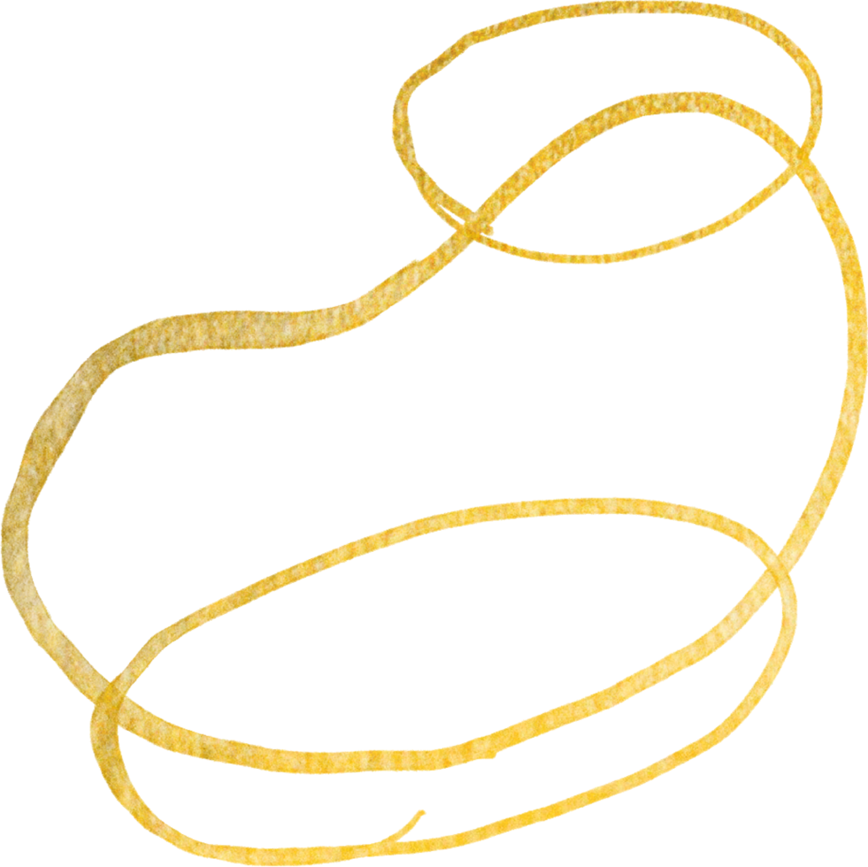Gold blobs shape lines png