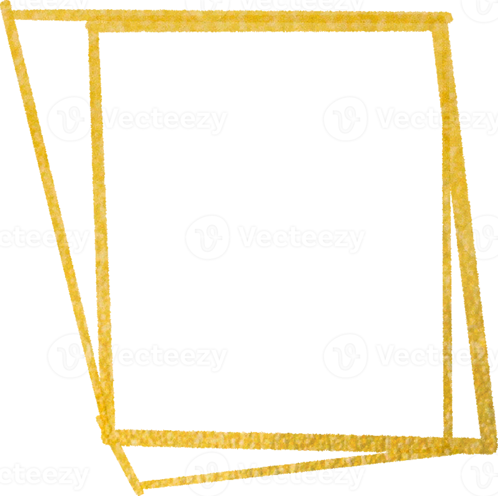 goud meetkundig vorm kader png