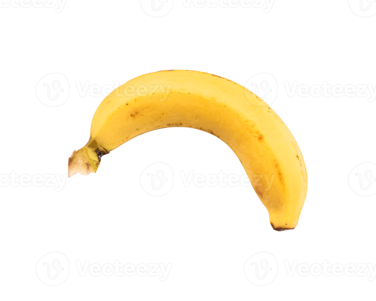 banaan geïsoleerd Aan wit. dicut van echt foto's png