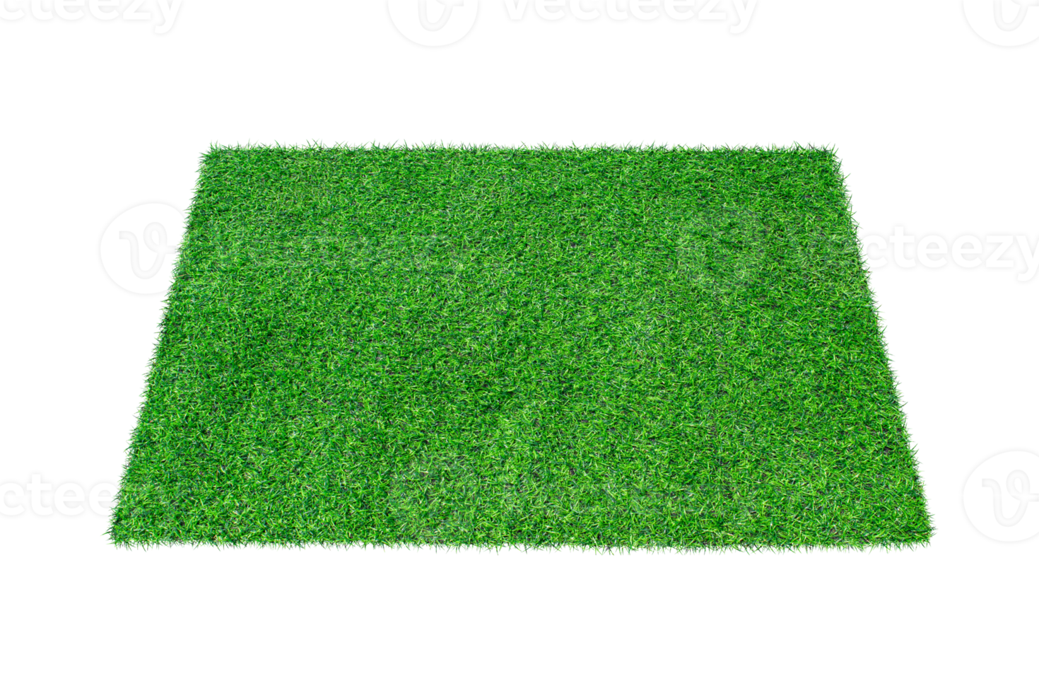 alfombra verde artificial hierba aislada png
