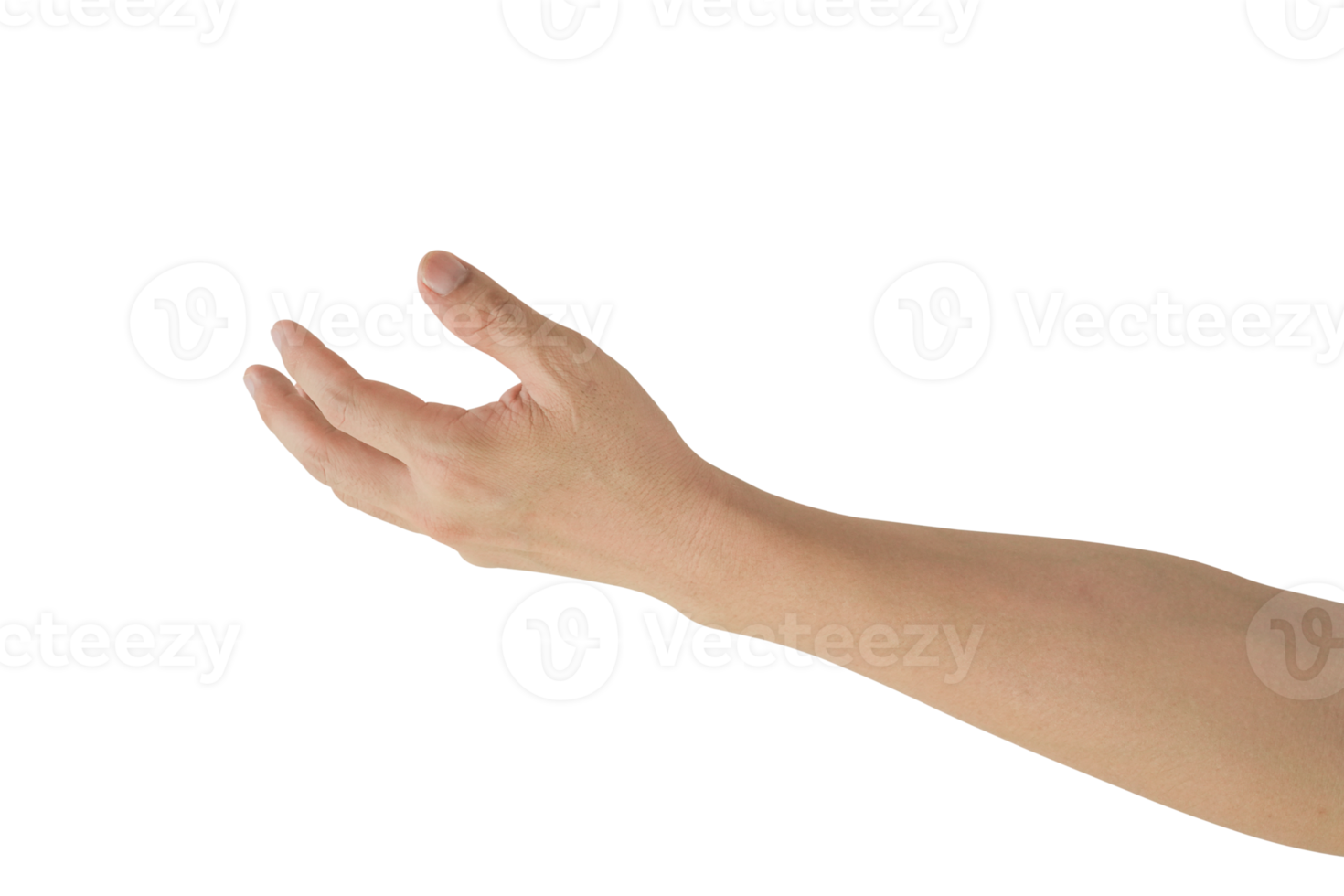 man hand gest isolerat. png