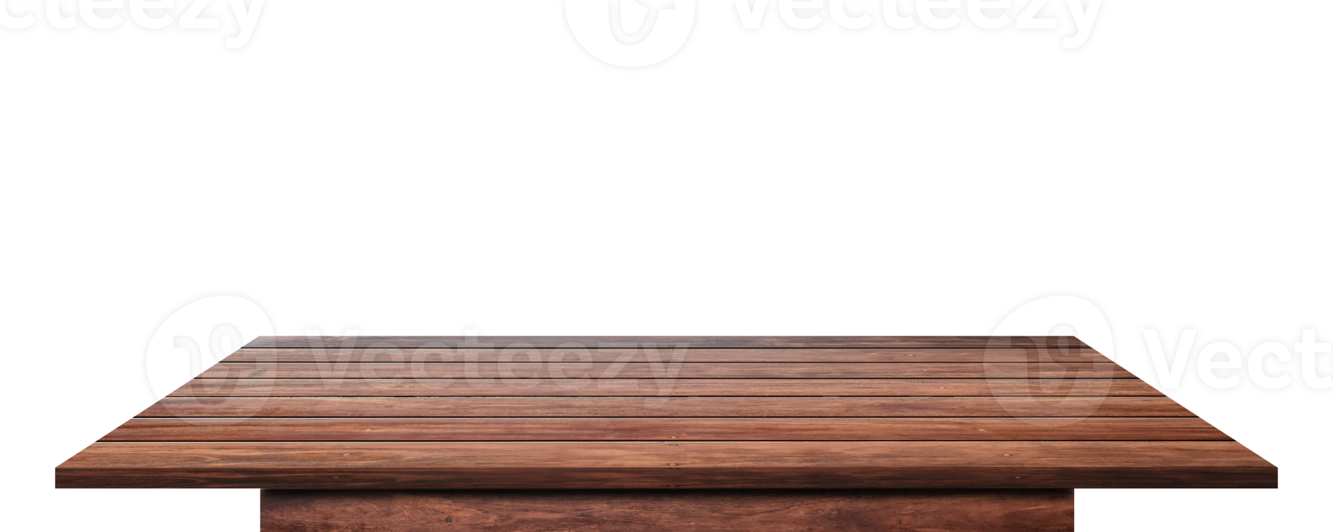 Empty wooden table top isolated png