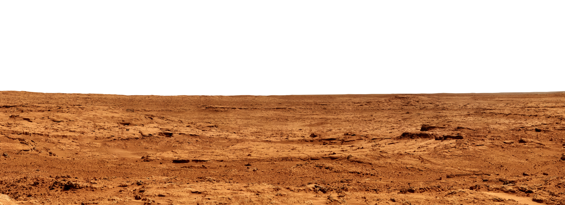 vue panoramique sur mars. éléments de cette image fournis par la nasa. png