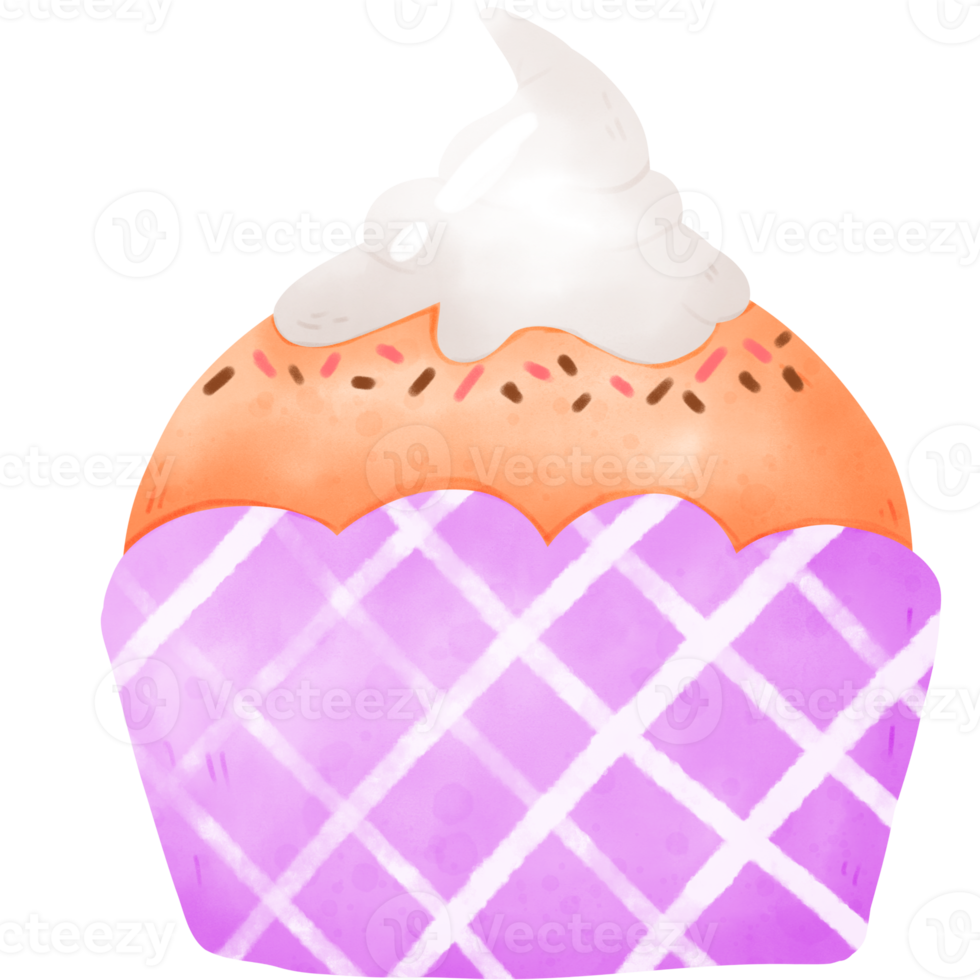 postre de halloween acuarela png