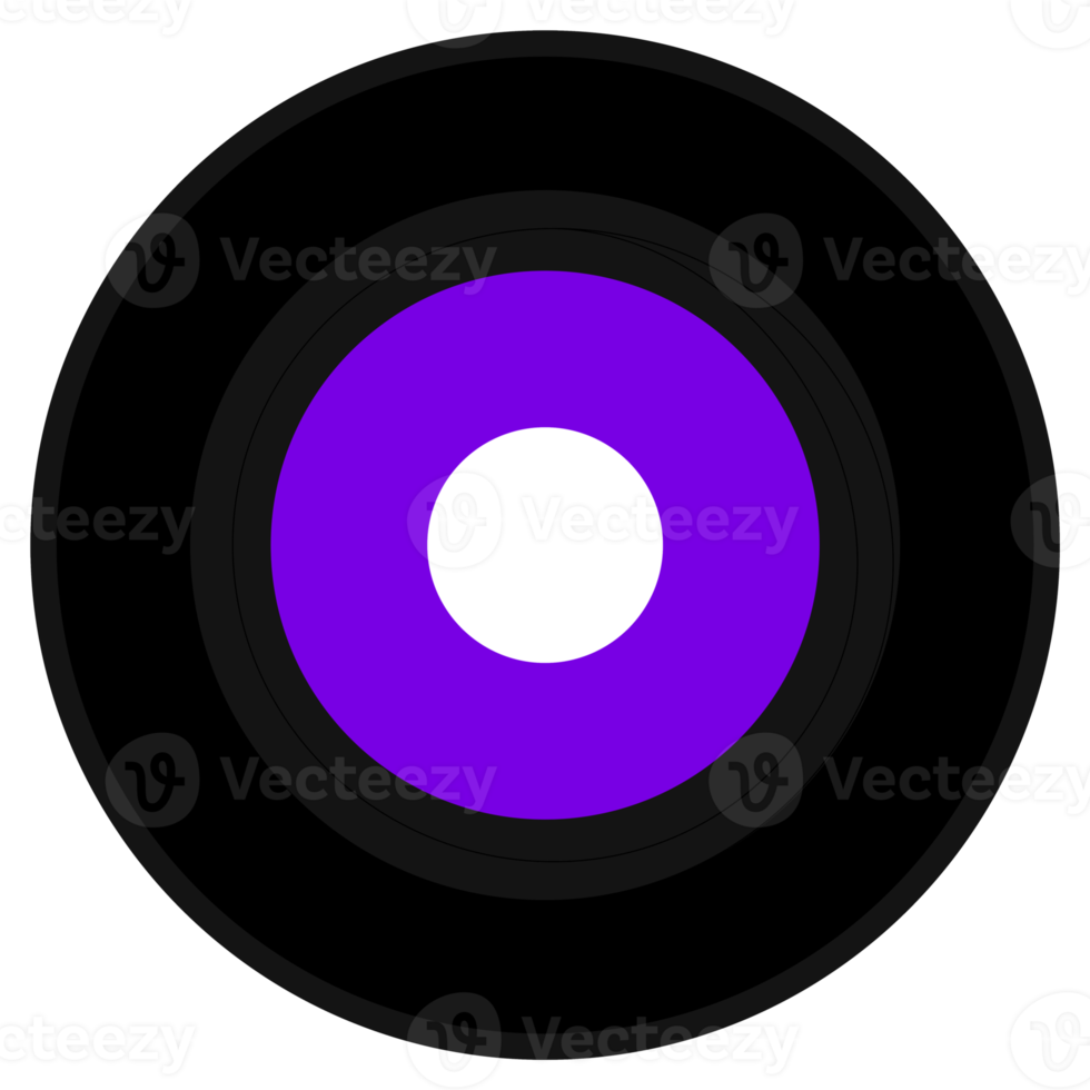 Purper vinyl Vermelding transparant PNG