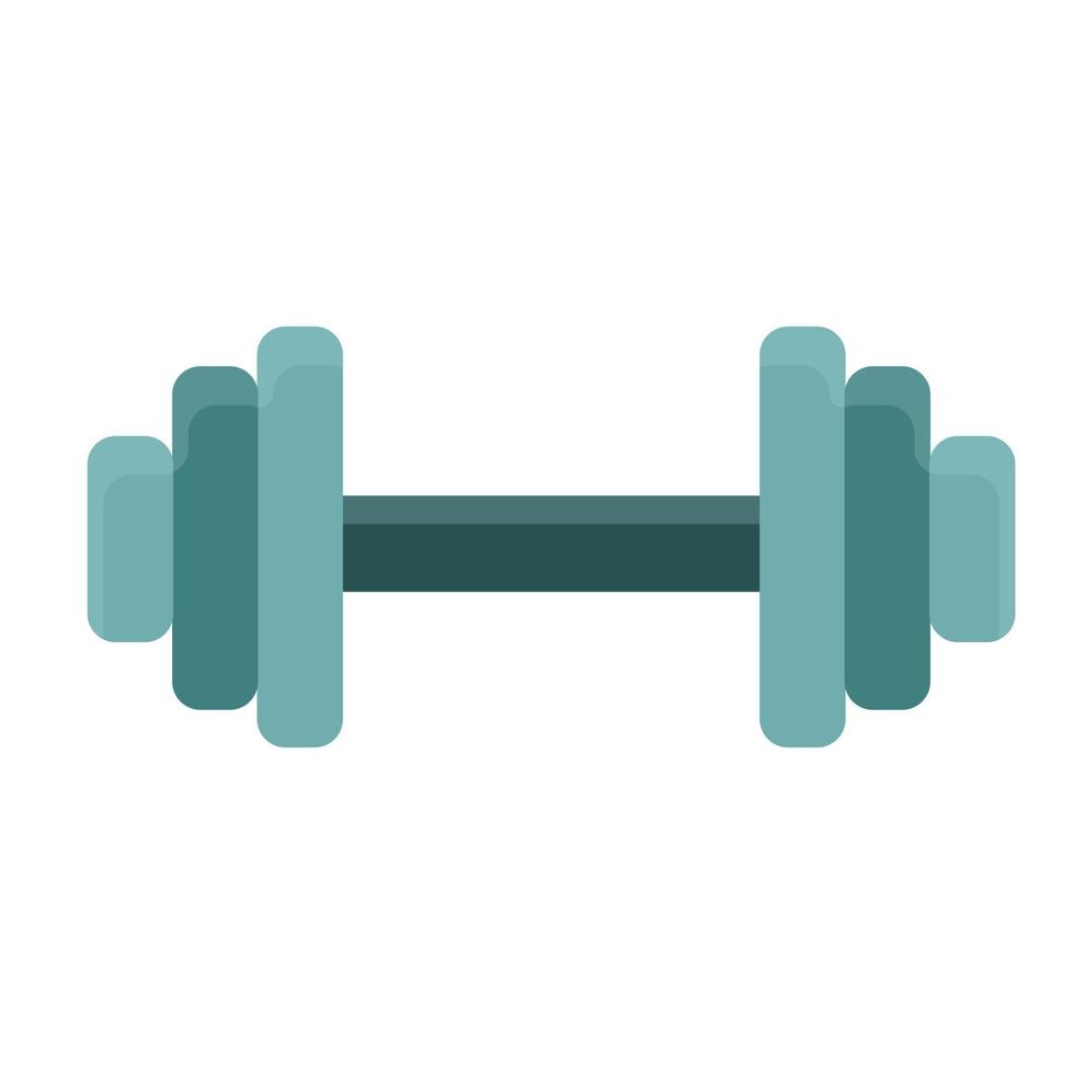 forma de icono de vector de gimnasio activo atlético con mancuernas. entrenamiento de fitness deportivo de bíceps muscular. ejercicio de equipo de metal