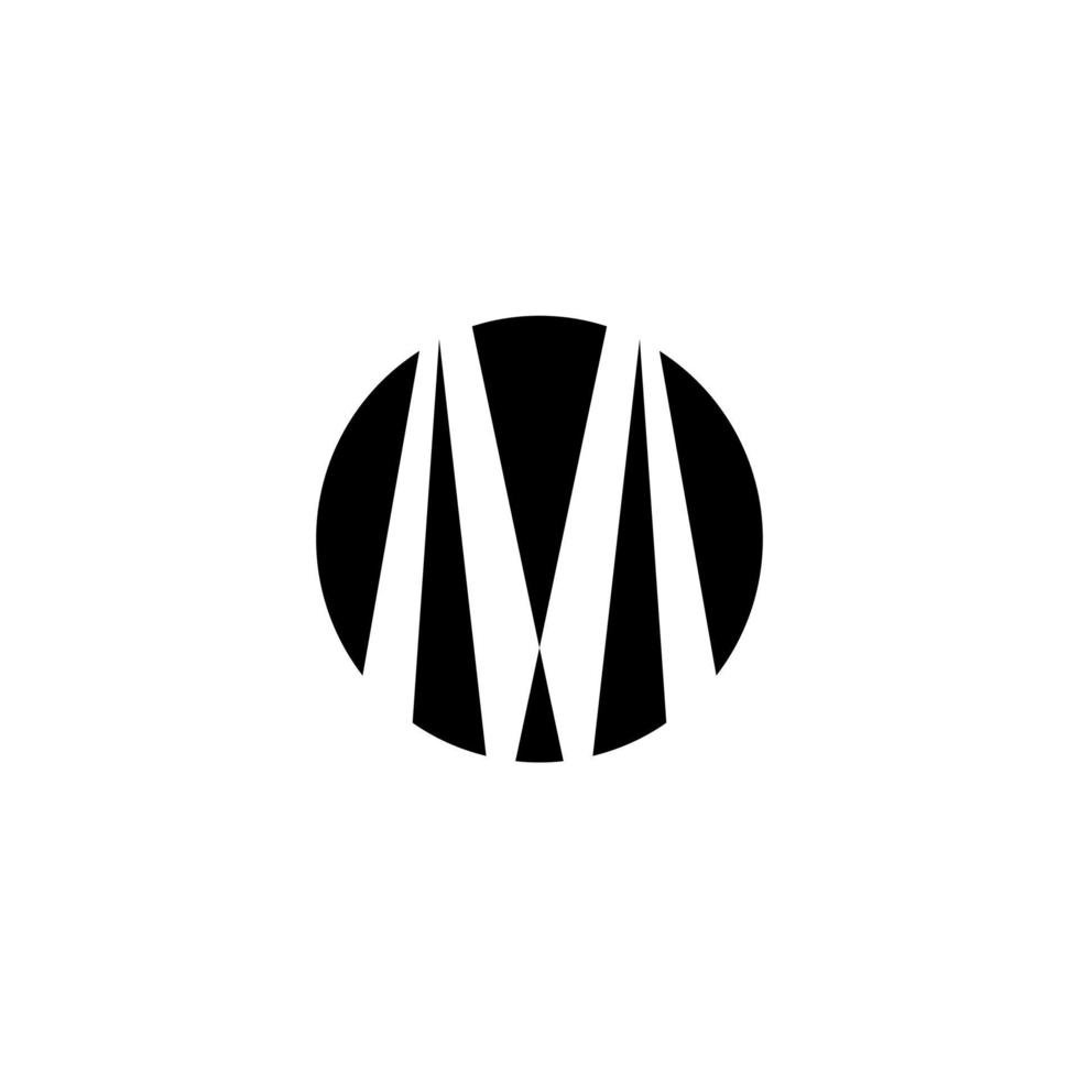Initial Letter  M Icon Vector Logo Template Illustration Design Pro Vector