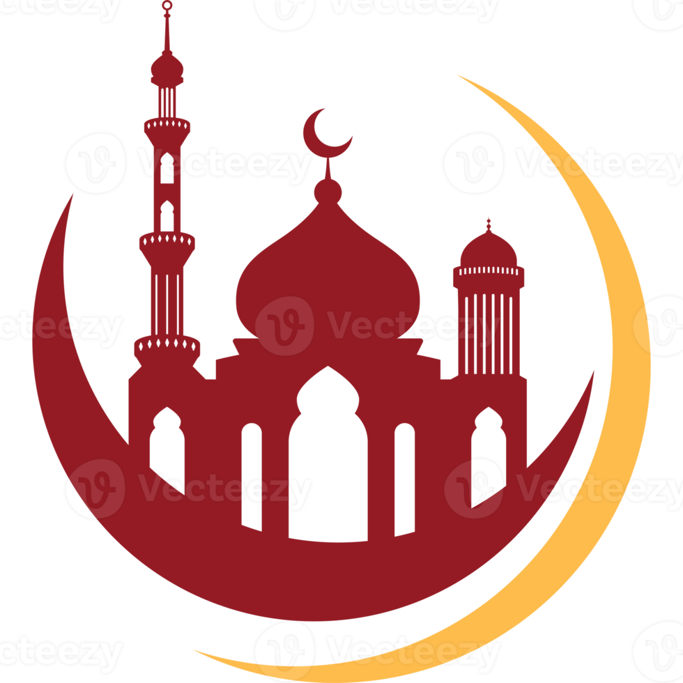 Moschee-Icon-Design-Silhouette png