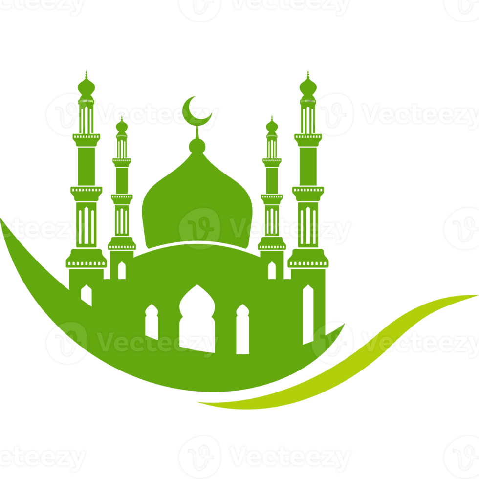 Mosque icon design silhouette png