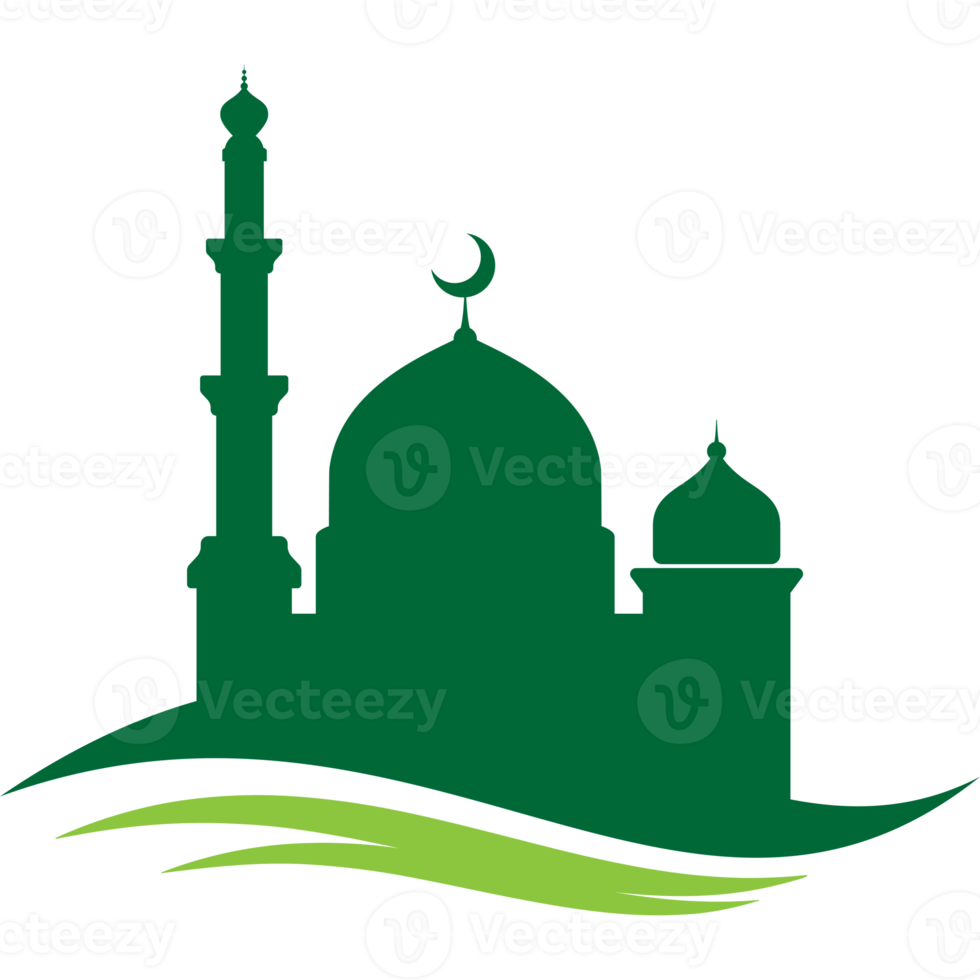 Mosque icon design silhouette png